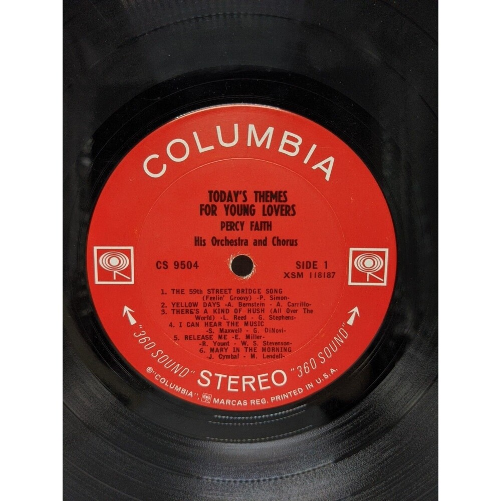 Today's Themes For Young Lovers Percy Faith His Orchestra And Chorus Record
